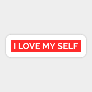 I love myself Sticker